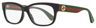 Gucci GG0278O Rectangular Acetate Eyeglasses - Black