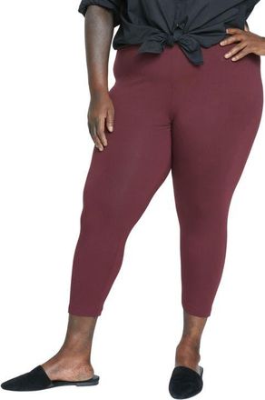 Universal Standard Roya Crop Leggings in Black Cherry Red at Nordstrom, Size Xl