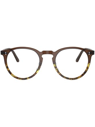 Oliver Peoples Occhiali tondi - Marrone