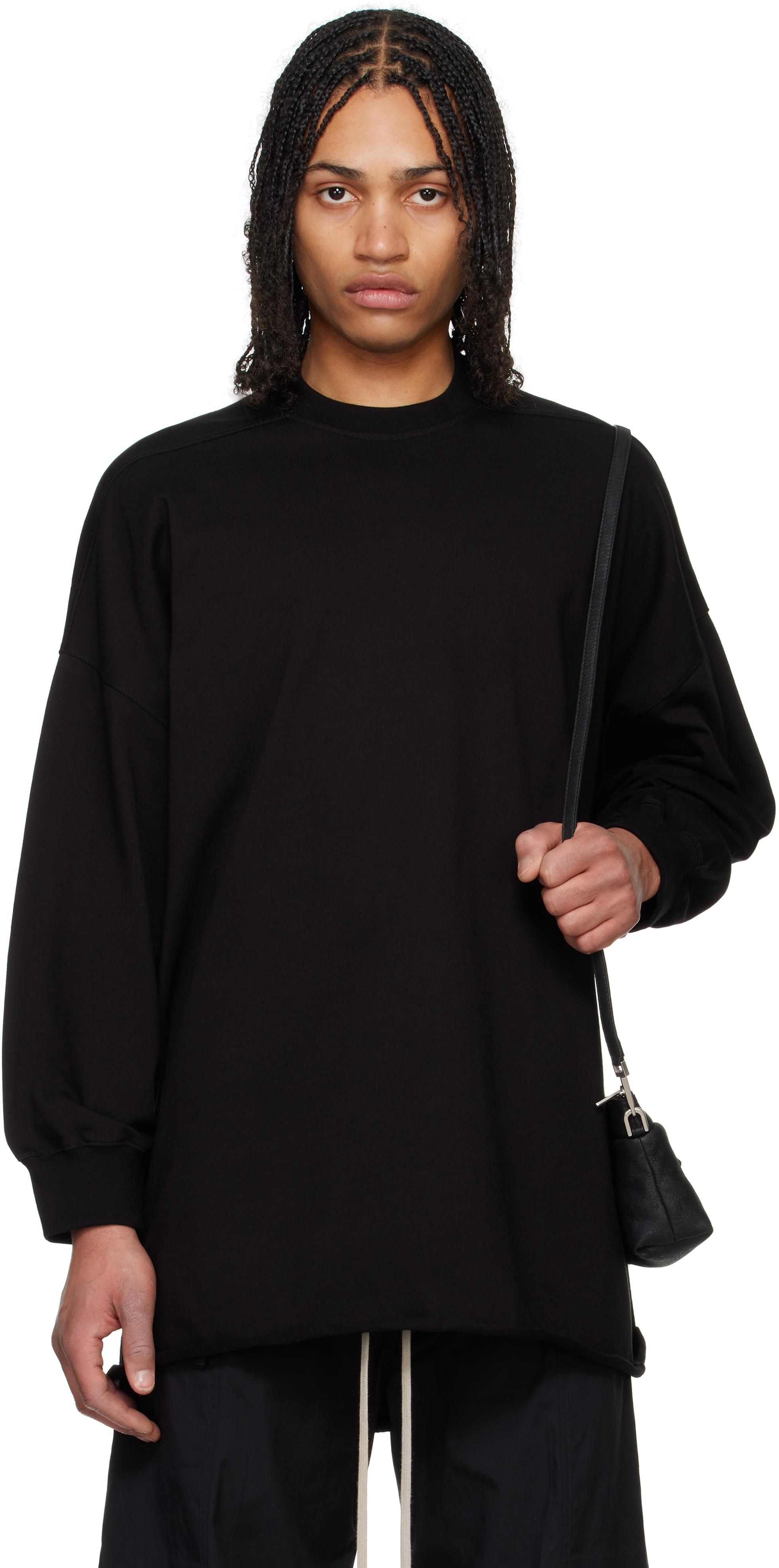 Versace Mens Cotton Sweatshirt in Black | Size Large