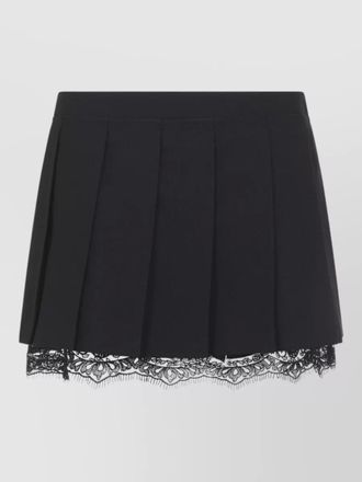Acne Studios wool pleated mini skirt