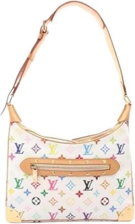 Louis Vuitton Pre-owned Vintage Monogram Multicolore Schoudertas - Dames - Vintage Schoudertas - Veelkleurig - ONE Size - Leer - Vintage