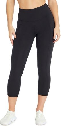 Marika Drew High Waist Crop Pocket Leggings in Black at Nordstrom Rack, Size Small