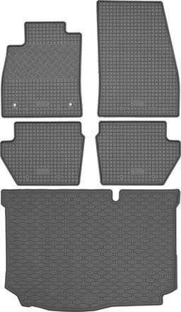 OEM Juego De Alfombrillas De Goma Para Coche Y Maletero Para Ford Fiesta Viii Hatchback A Partir De Julio De 2017