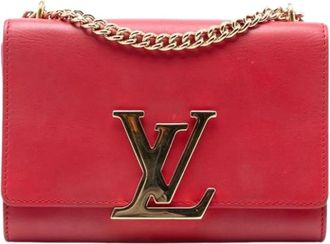 Louis Vuitton Pre-owned Cross Body Bags, female, Red, Size: ONE SIZE Pre-owned Louise Chain MM