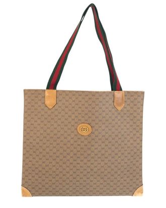 Gucci Micro Gg Supreme Tote Bag (Authentic Pre-Loved)