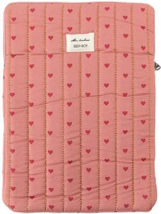 Sissy-Boy 13 laptop sleeve met hartjes roze