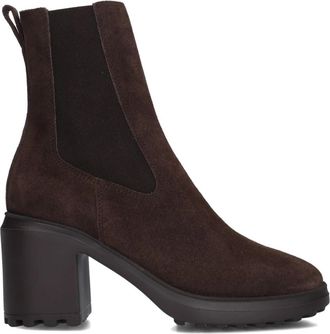 Hogan H724 Chelsea - Dames - Laarzen met Hak - Bruin - 36 1/2 EU - Schoenen
