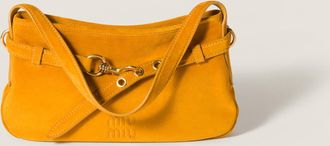 Miu Miu Aventure Suede Bag, Woman, Whiskey