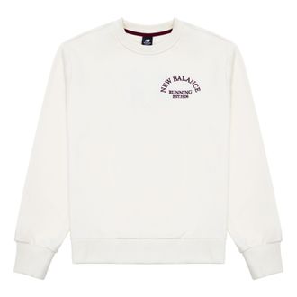 New Balance Casual Sport Sweatshirt Asia Sizing White AMT31311-CIC