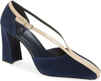 Jeffrey Campbell Mckinley Pump in Navy Beige at Nordstrom, Size 5.5