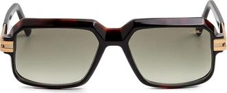 Cazal Occhiali da sole squadrati tartarugati - Marrone