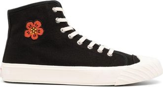 Kenzo Kenzoschool high-top sneakers - men - Rubber/Fabric/Fabric - 40 - Black