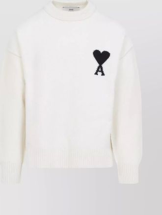 Ami wool crewneck sweater