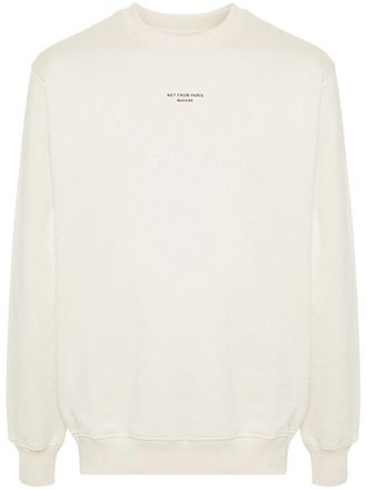 Dr&ocirc;le de Monsieur Classic Slogan Sweatshirt