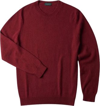 Zanone crew-neck sweater - men - Alpaca/Polyamide - 54 - Red