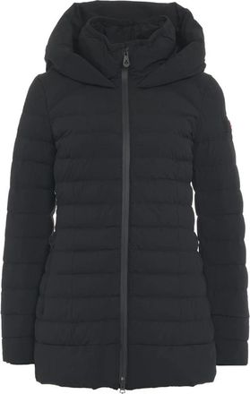 Peuterey Zwarte Jas - Dames - Winterjassen - Zwart - M - Polyester - Jassen