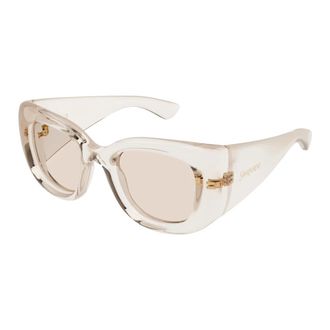 Saint Laurent Sunglasses, female, Beige, Size: 55 MM Howl Sunglasses