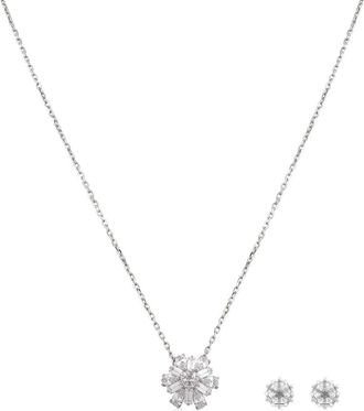 Swarovski Idyllia E Set Set Of 2 Rhodium Shiny White