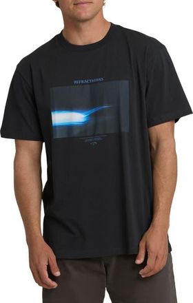 Billabong Night Surf Premium Cotton T-Shirt in Black Vintage at Nordstrom, Size Xx-Large