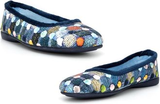 Generic Womens Rubber Sole Slippers Size 5 Womens Slip On Slippers Size 6 Memory Foam Slipper Ladies Memory Foam Slipper Rubber Sole Slip On Sizes 3-8 Blue 8 