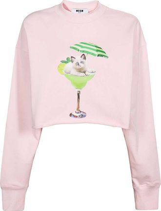Msgm Cotton Sweatshirt