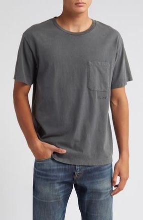 Frame Denim Vintage Wash Pocket T-Shirt in Vintage Off Black at Nordstrom Rack, Size Medium
