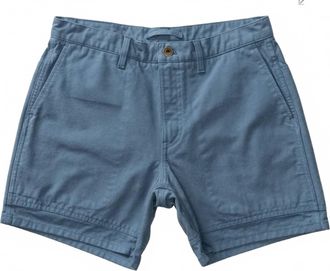 Duck Head Mens Garment Dyed Duck Canvas Short In Vintage Blue