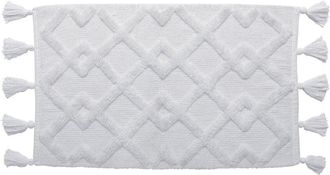 Moda at Home Moda At Home Mountain Peak Bath Mat With Tassels
