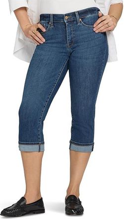 NYDJ Marilyn Crop Cuff Jeans in Sunset Villa Womens Clothing Sunset Villa : 14 21, Cotton/Denim/Elastane