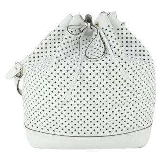 Louis Vuitton Pre-owned Bucket Bags, female, White, Size: ONE SIZE Pre-owned Flore Noe Handbag