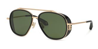 Roberto Cavalli SRC008M 0300 Mens Sunglasses Gold Size 59