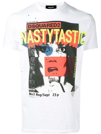 Dsquared2 Nastytastic T-shirt - Wit
