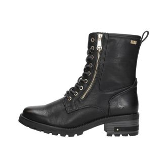 Mustang Veterschoenen Hoog - Dames - Veterlaarzen - Zwart - 42 EU - Schoenen