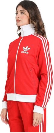 adidas Donna, Felpe, Rosso, XL, new