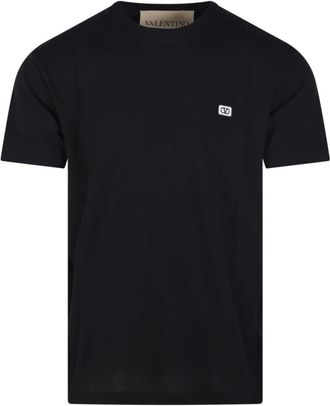 Valentino Handtekening Logo T-shirt Zwart - Heren - T-shirts - Zwart - 3XL - Tops
