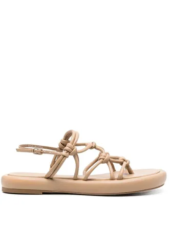 Studio Amelia strappy leather sandals - women - Leather - 36 - Neutrals
