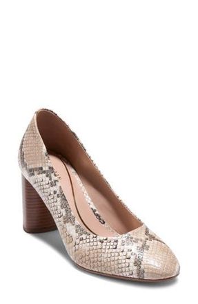 Cole Haan Nella Snakeskin Embossed Pump in Mojave Snake Print Leather at Nordstrom Rack, Size 11