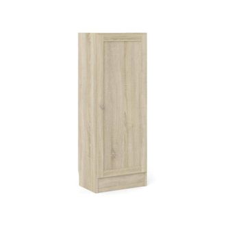 Dmora Dmora - Estante Para Libros Amarante, Estante De Oficina, Porta Libros M&oacute;vil, Biblioteca, 41x28 H107 Cm, Roble