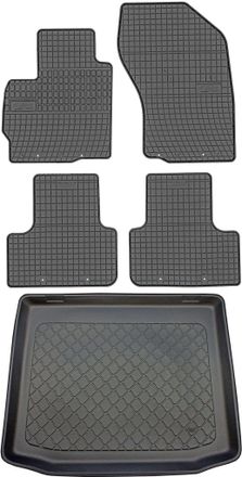 OEM Juego De Alfombrillas De Goma Para Coche Y Alfombrilla Para Maletero Para Citro&euml;n C4 Aircross Suv (de Mayo De 2012 A Marzo De 2017)