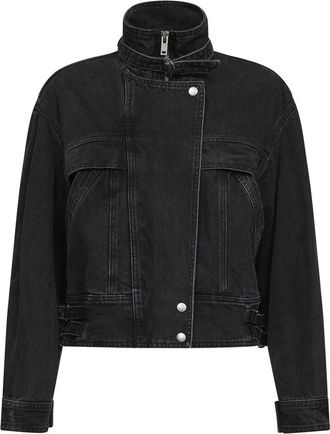 Isabel Marant Dames, Jassen, Zwart, Maat: XS Denim