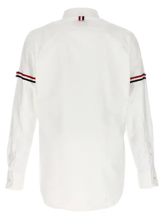 Thom Browne RWB-Striped Shirt - White