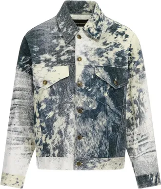 Roberto Cavalli appaloosa print jacket - Blue