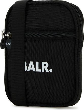 BALR Mens U-Series Small Crossbody Bag Black Recycled Pet Polyester