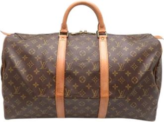 Louis Vuitton Pre-owned Weekend Bags, male, Brown, Size: ONE SIZE Pre-owned Boston Bag