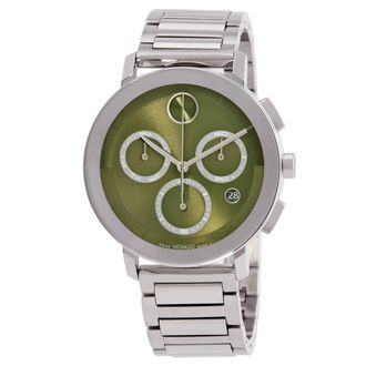 Movado BOLD Evolution 2.0 Chronograph Quartz Green Dial Mens Watch 3601189