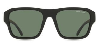 A|X Armani Exchange AX4154SU Polarized 80782J Mens Sunglasses Black Size 56