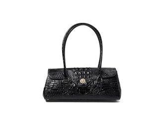 Brahmin Dayan Shoulder Womens Handbags Black, Leather