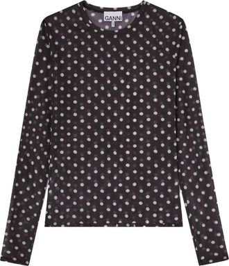 Ganni Langarm-Top