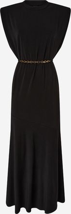 Pinko Womens Dress Sleeveless Black Acetate